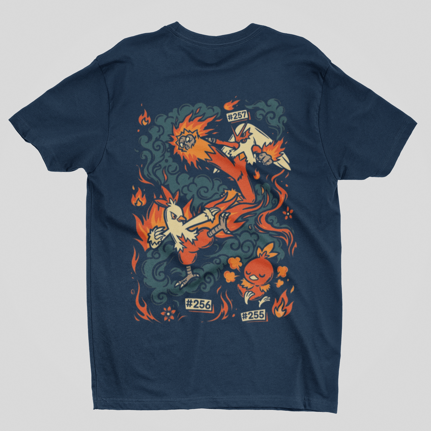 Camisa- Pokémon Hoenn Legends Fire Starters