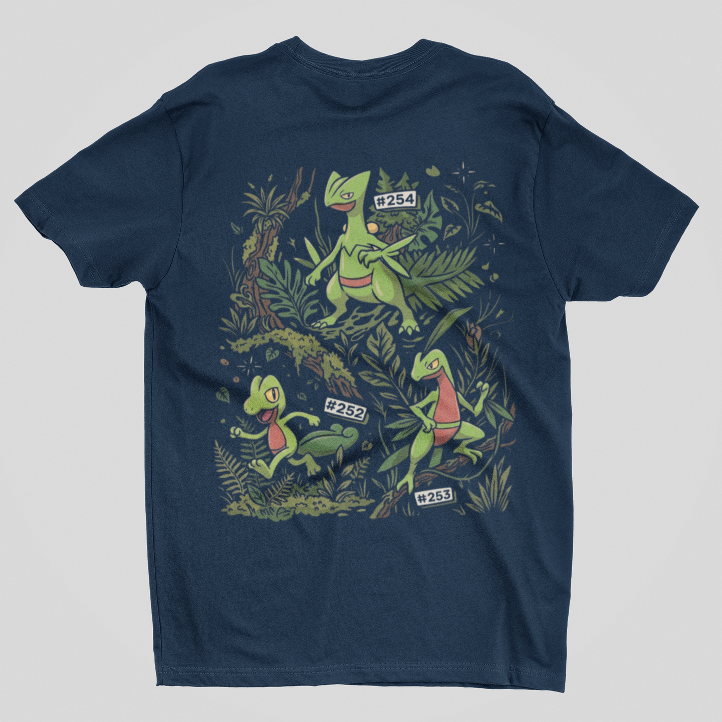 Camisa- Pokémon Hoenn Legends Grass Starters