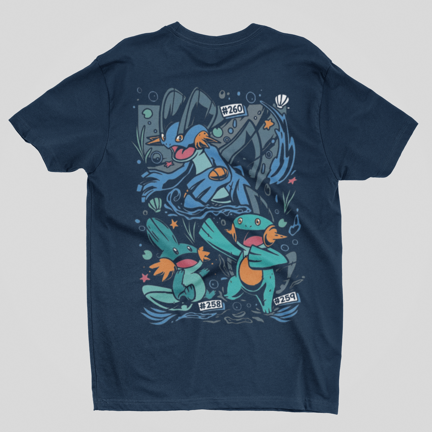 Camisa- Pokémon Hoenn Legends Water Starters