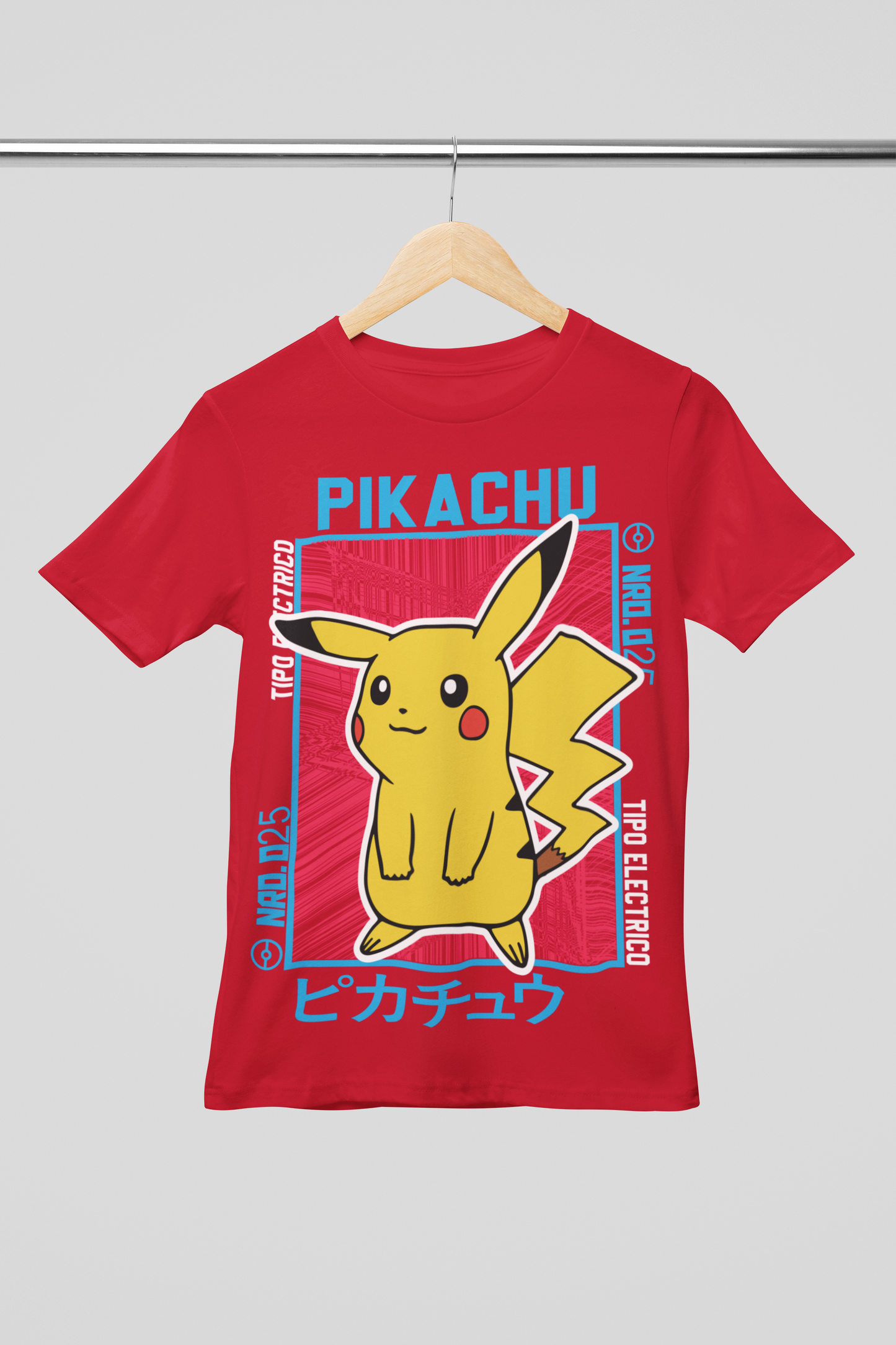 Camisa- Pikachu Retro Gaming Anime