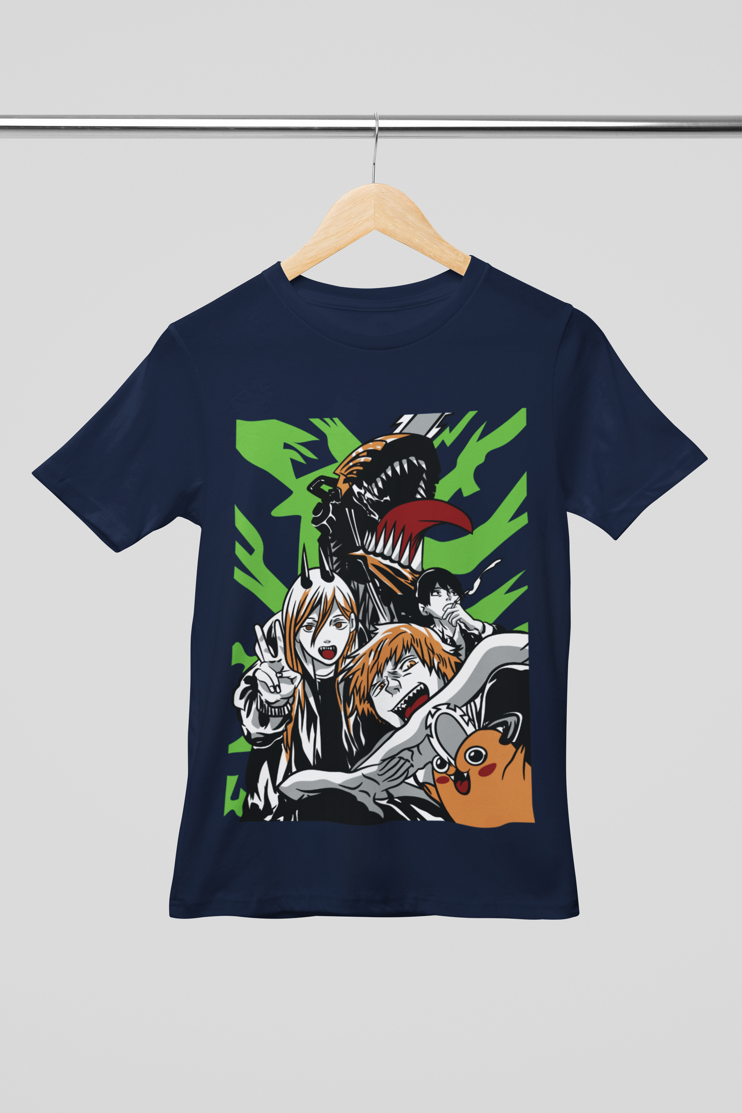 Camisa- Chainsaw Man Denji Power Aki Pochita