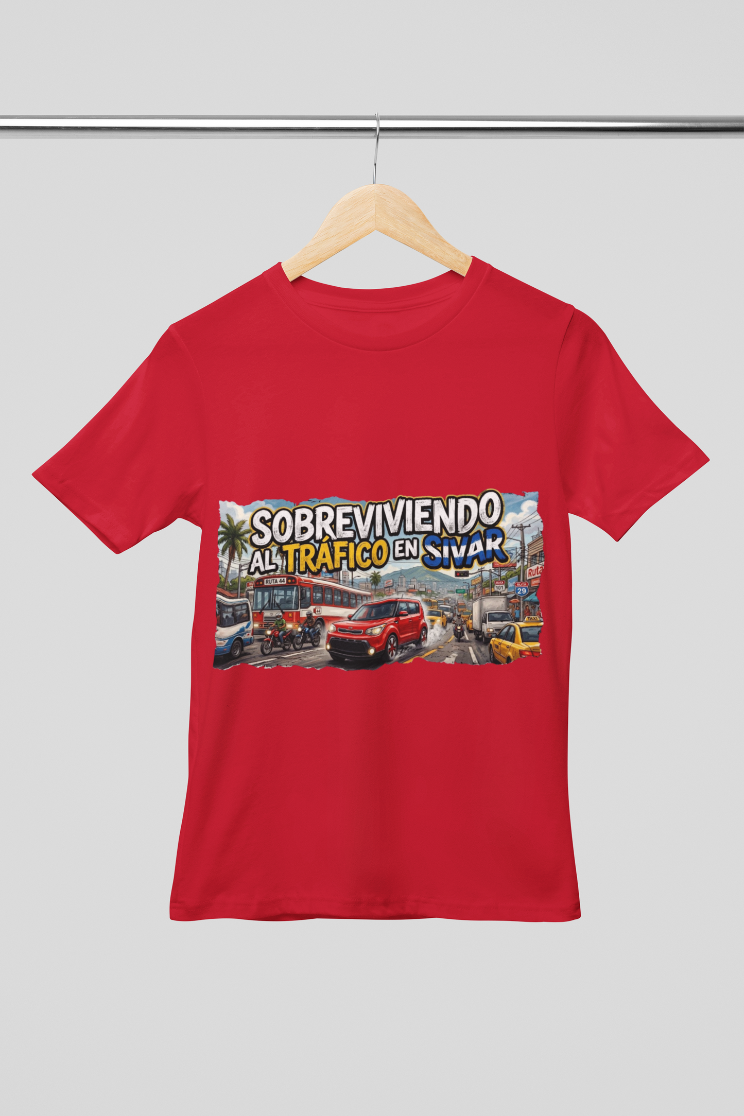 Camisa- Sobreviviendo al trafico en Sivar