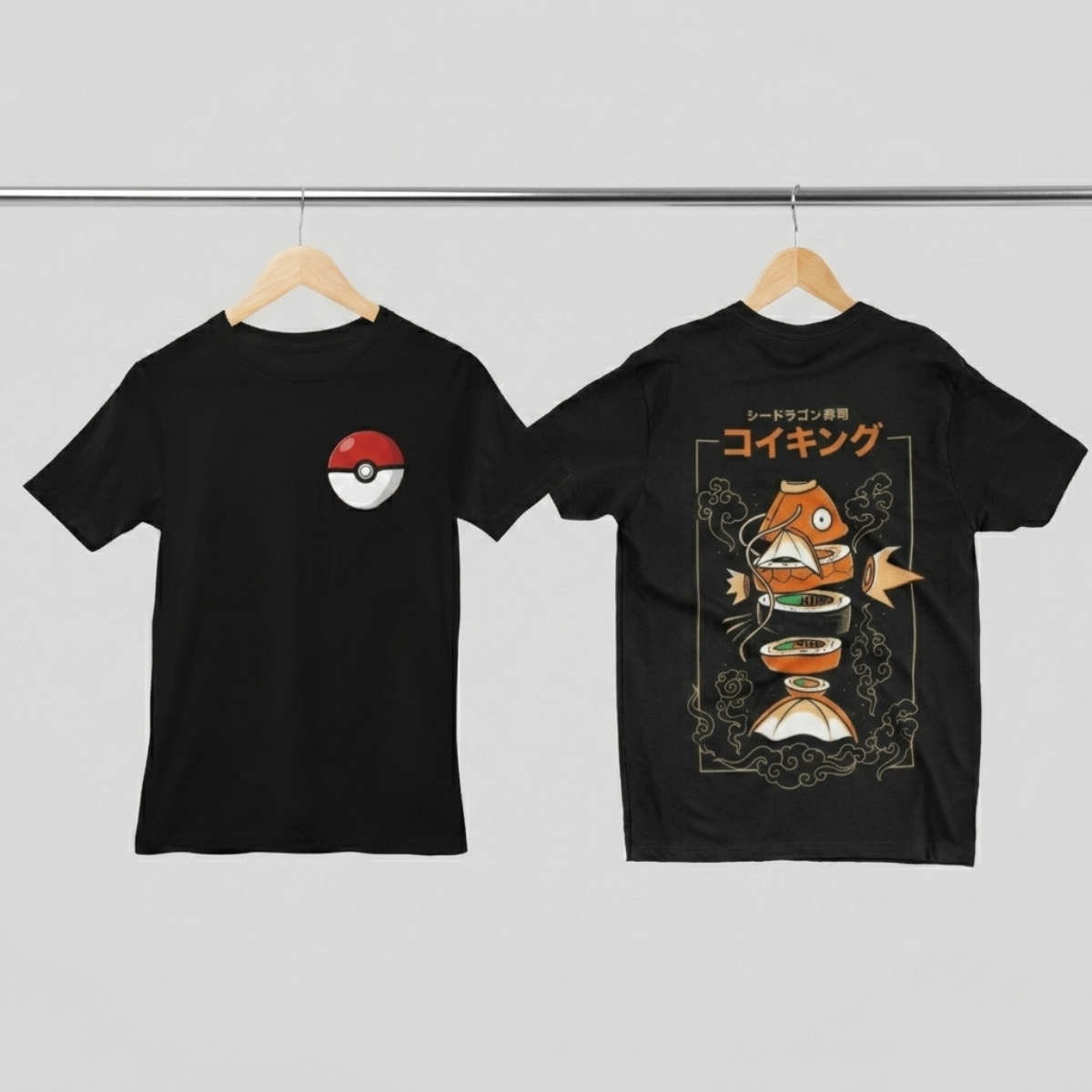Camisa- Pokémon Magikarp Sushi