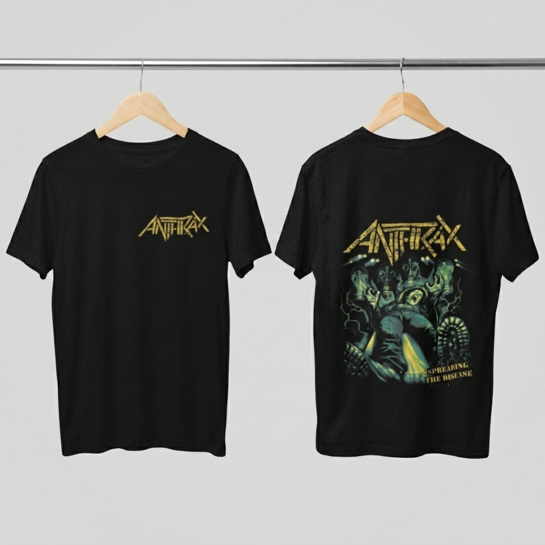 Camisa- Anthrax Sprending The Disease