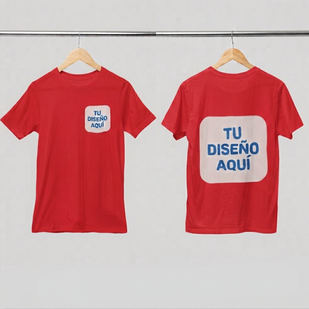 Camisa- Diseño Frontal + Espalda Completa