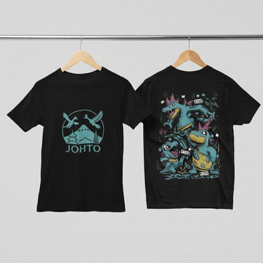 Camisa- Pokémon Johto Legends Water Starters
