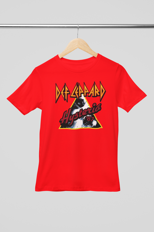 Camisa- Def Leppard Hysteria 87 Red Impact