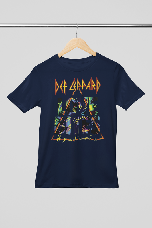 Camisa- Def Leppard Love Bites Navy
