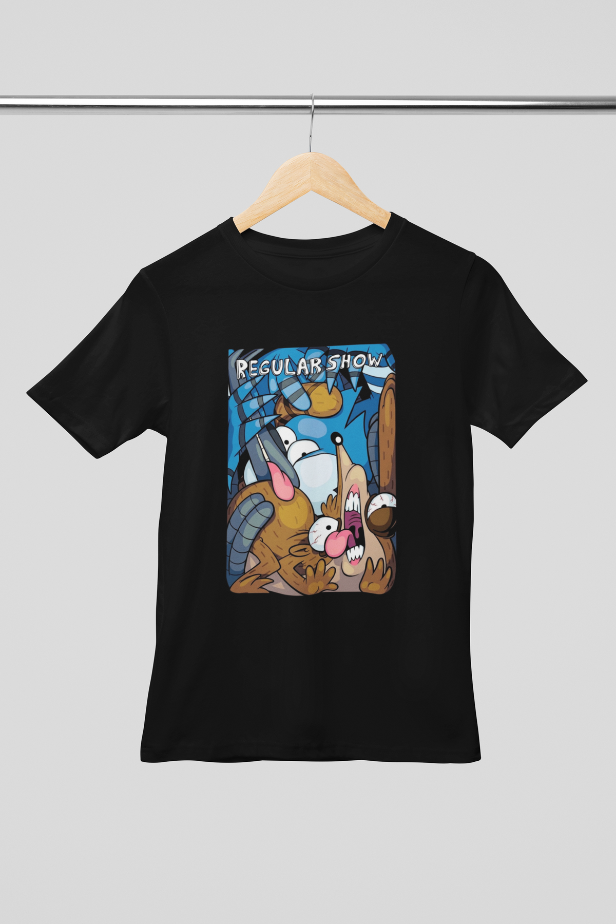Camisa- Regular Show Panic Mode