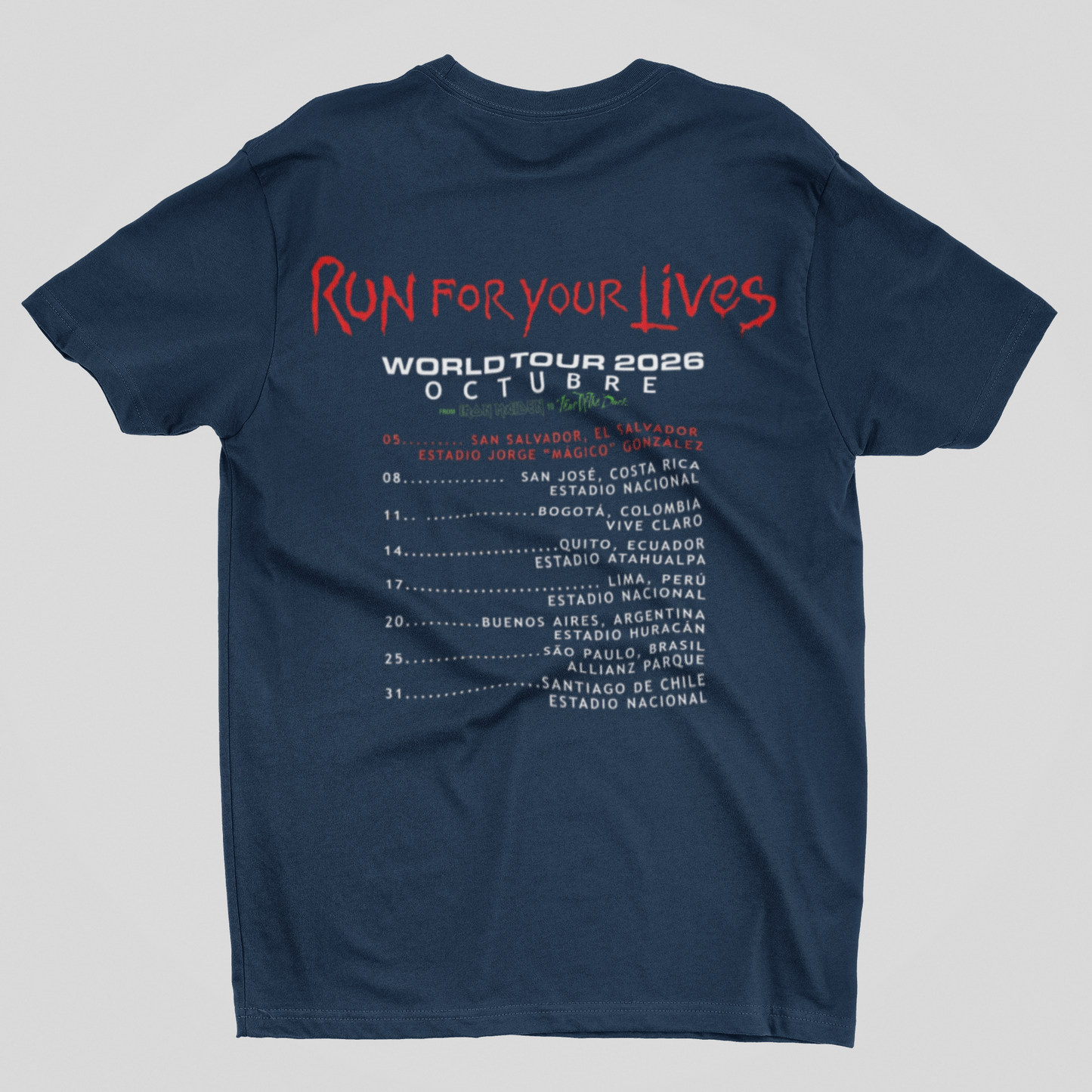 Iron Maiden- Run For Your Lives World Tour 2026
