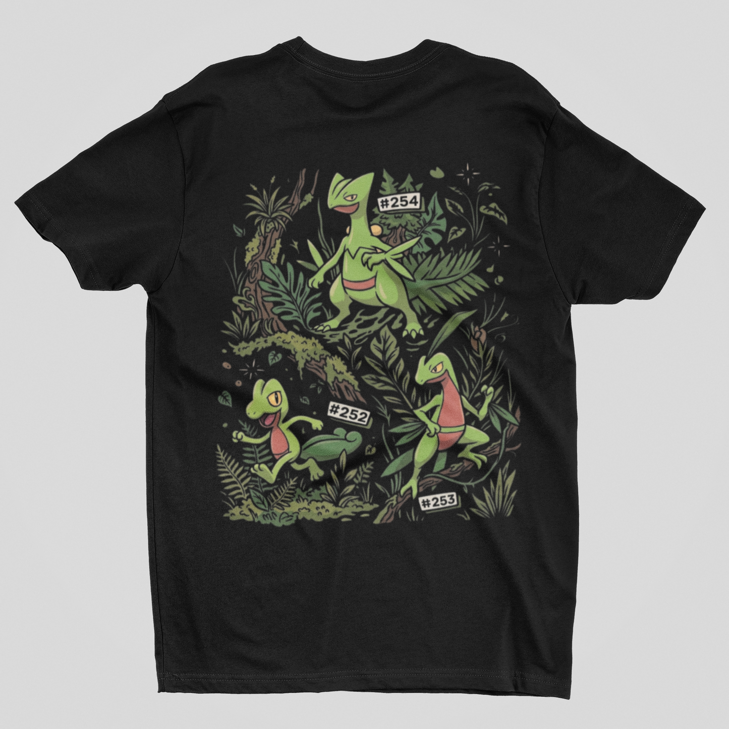 Camisa- Pokémon Hoenn Legends Grass Starters