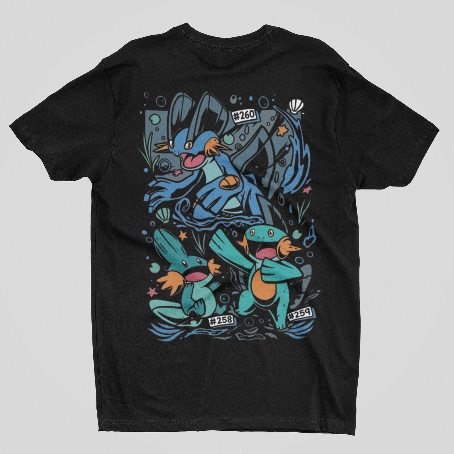 Camisa- Pokémon Hoenn Legends Water Starters