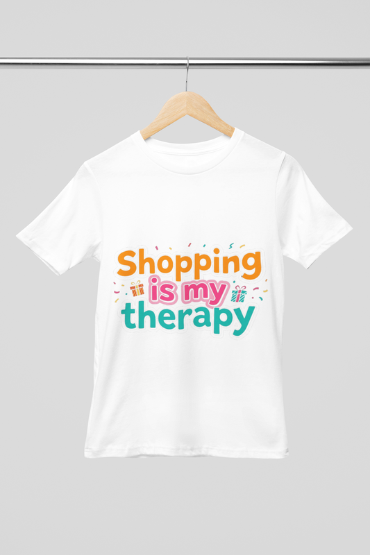 Camisa- Shopping Is My Therapy