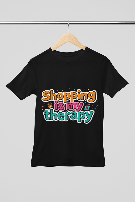 Camisa- Shopping Is My Therapy