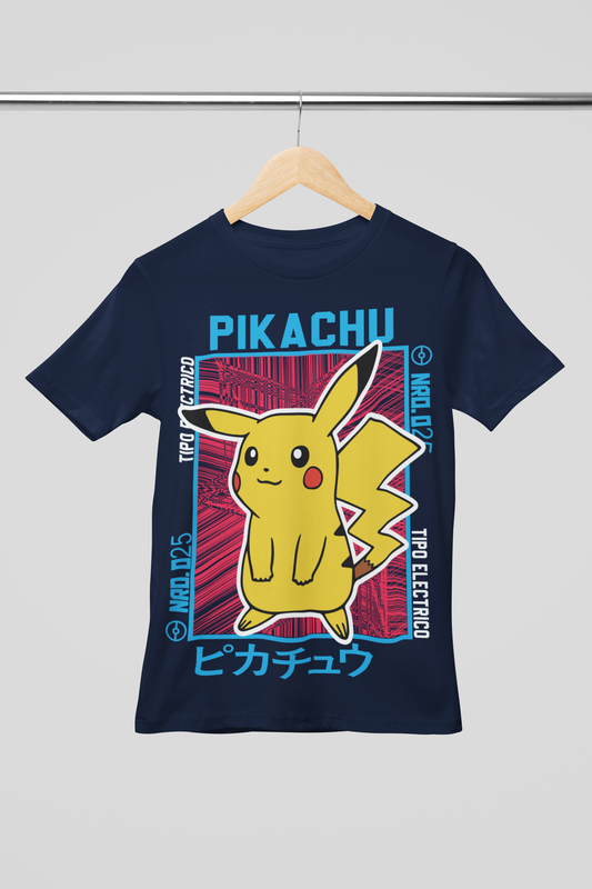 Camisa- Pikachu Retro Gaming Anime