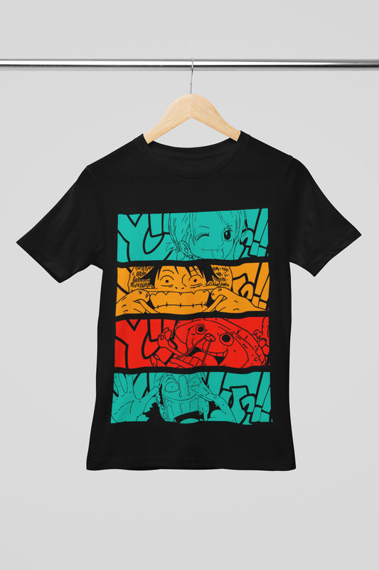 Camisa- One Piece Straw Hat Pirates Comic