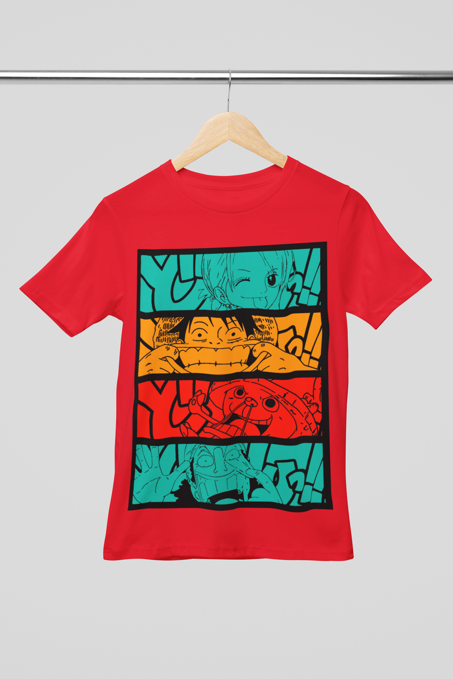 Camisa- One Piece Straw Hat Pirates Comic