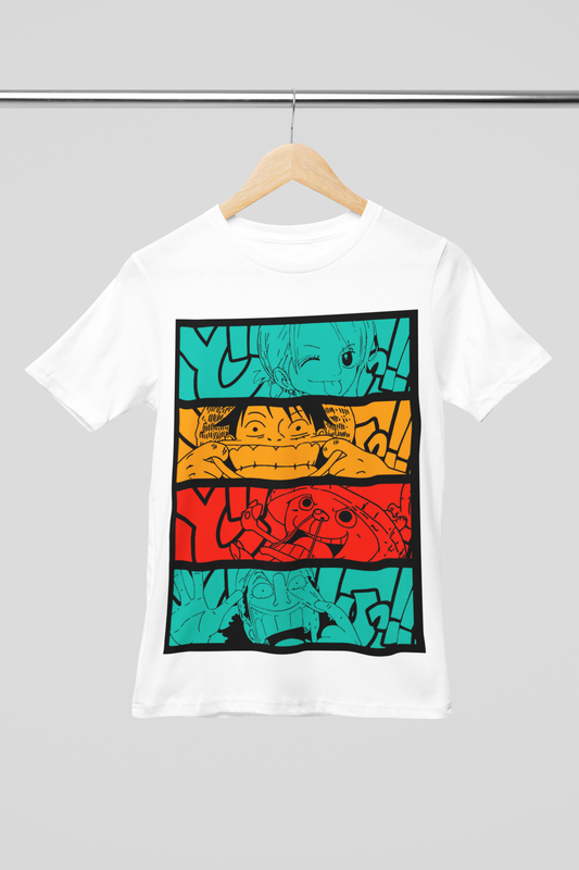 Camisa- One Piece Straw Hat Pirates Comic