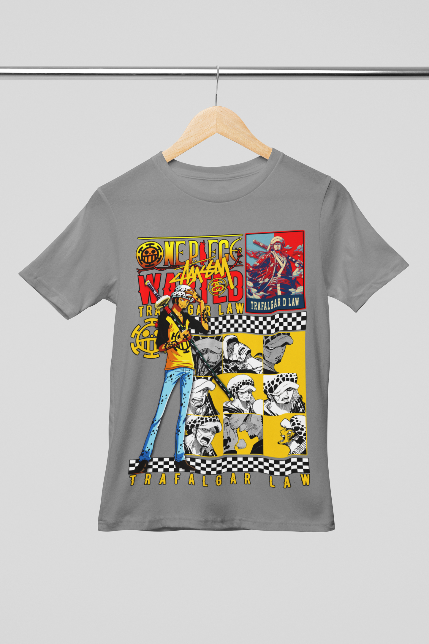 Camisa- Trafalgar Law Wanted Poster