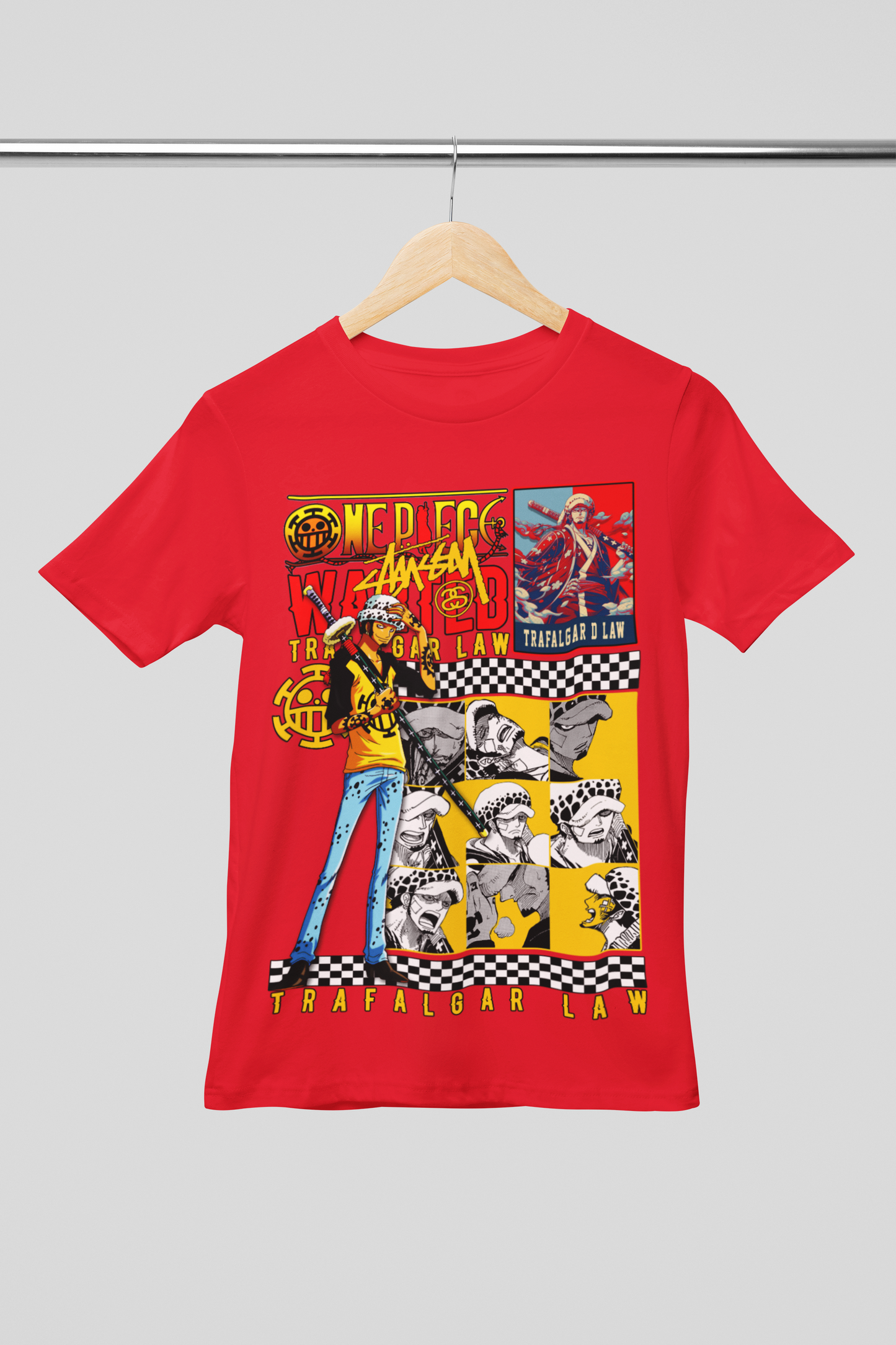 Camisa- Trafalgar Law Wanted Poster