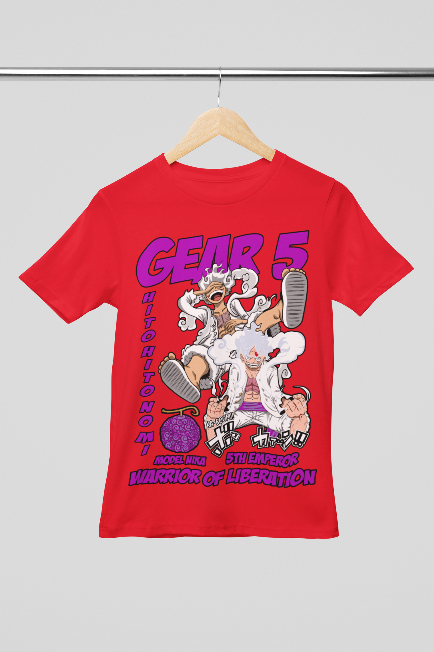 Camisa- Gear 5 Nika Warrior of Liberation