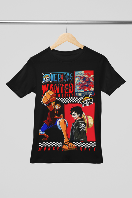 Camisa- Monkey D. Luffy Wanted Edition