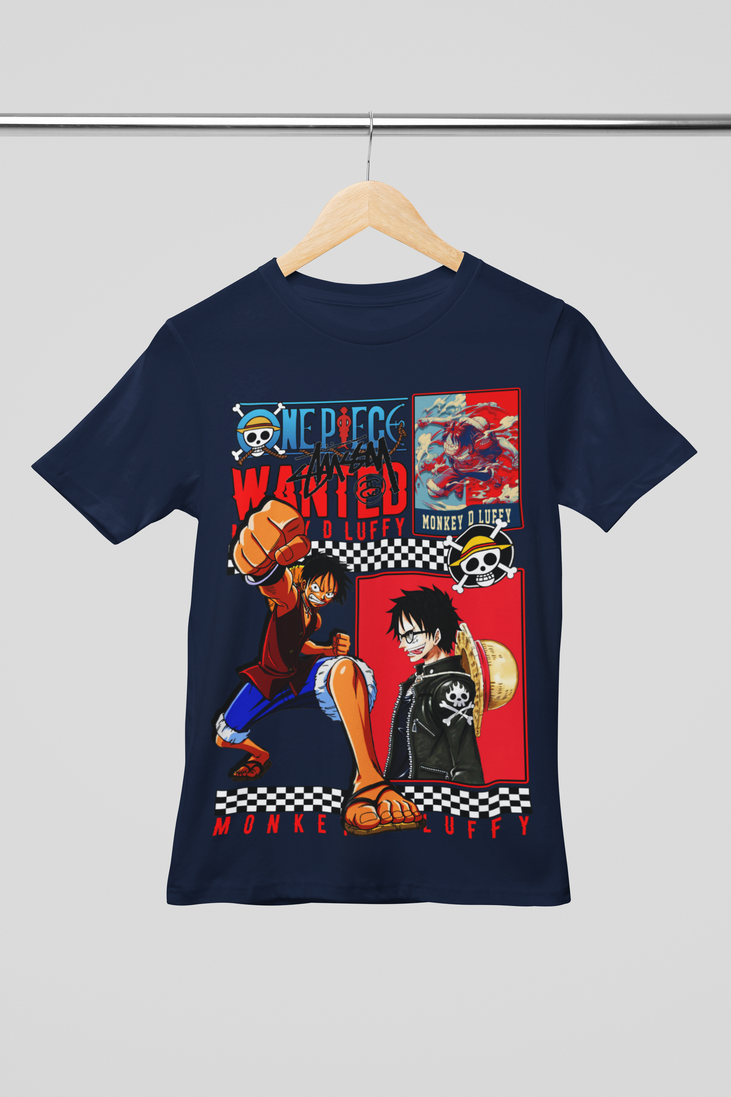 Camisa- Monkey D. Luffy Wanted Edition