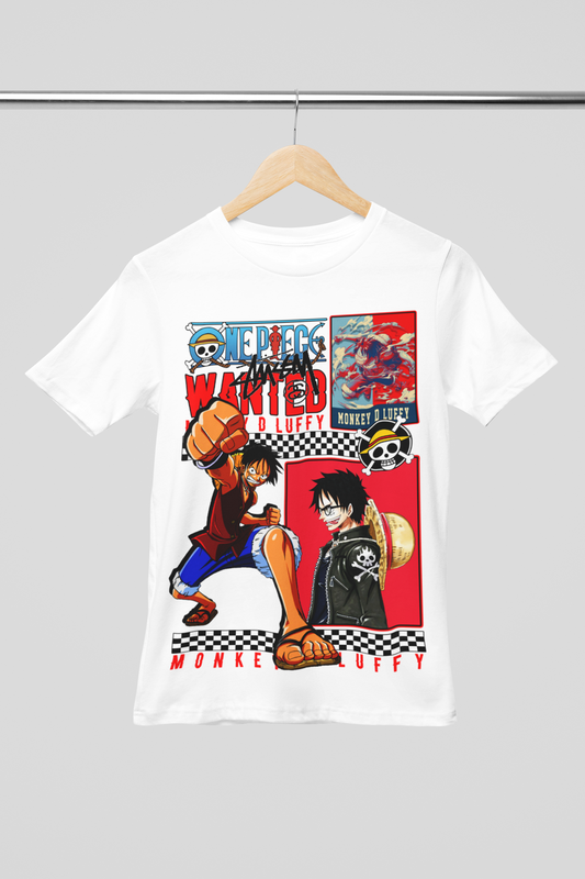 Camisa- Monkey D. Luffy Wanted Edition