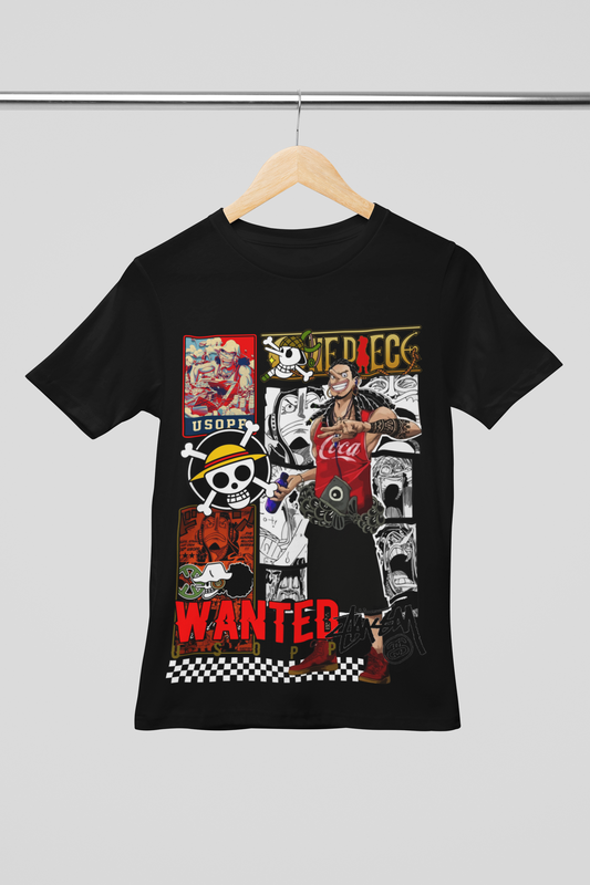Camisa- Usopp Wanted Poster One Piece