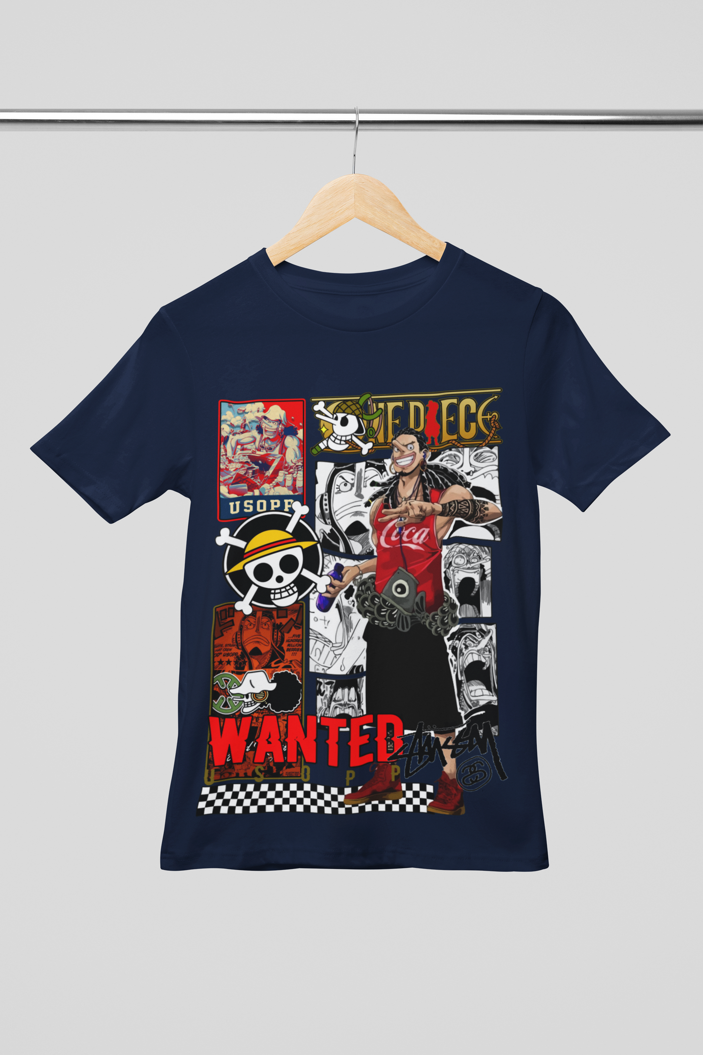 Camisa- Usopp Wanted Poster One Piece