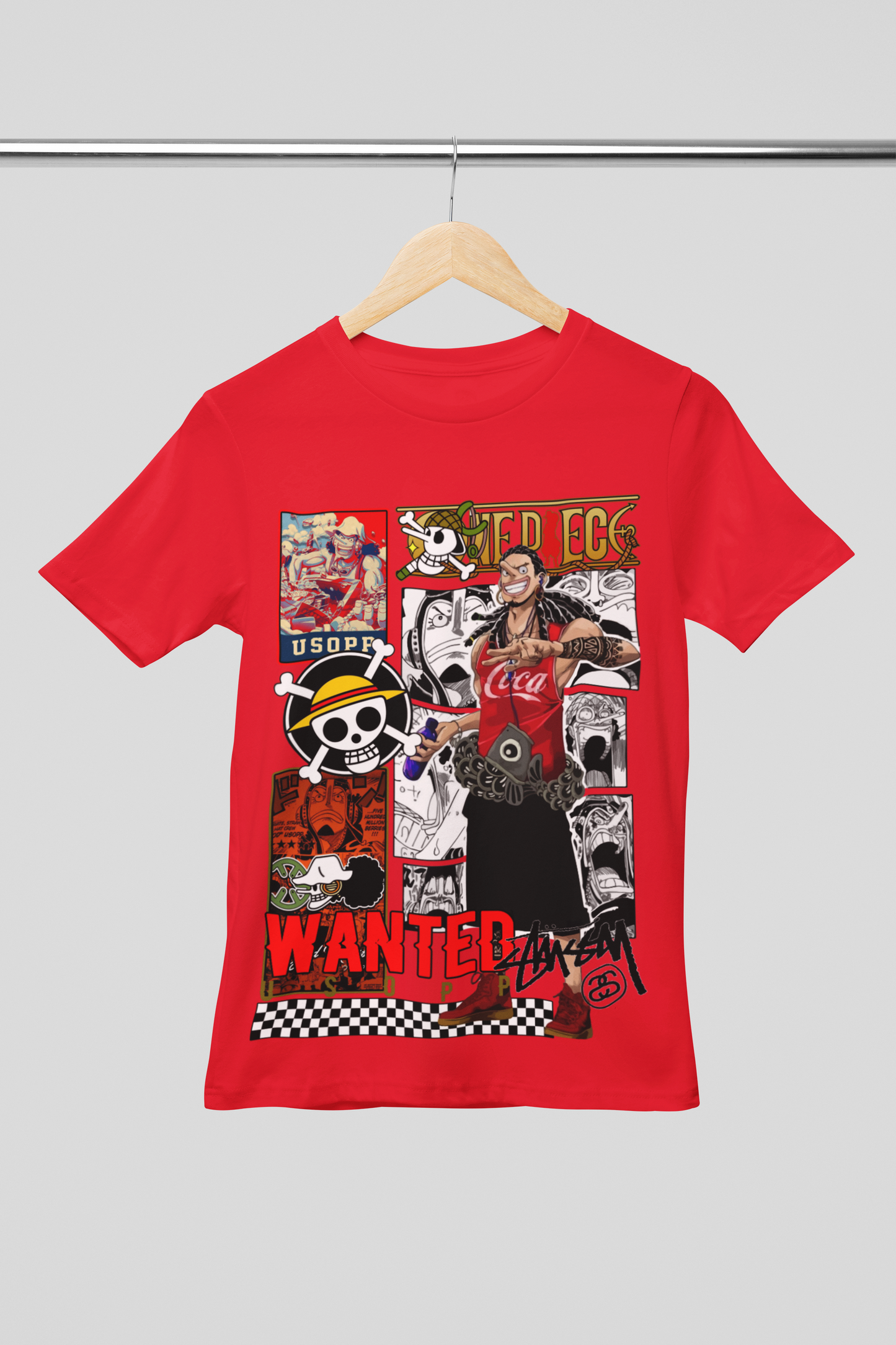 Camisa- Usopp Wanted Poster One Piece