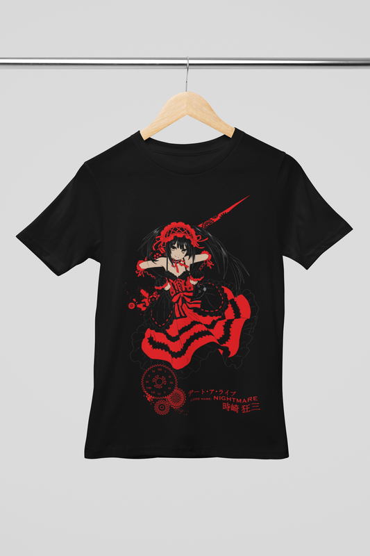 Camisa- Kurumi Tokisaki Nightmare Red Gothic