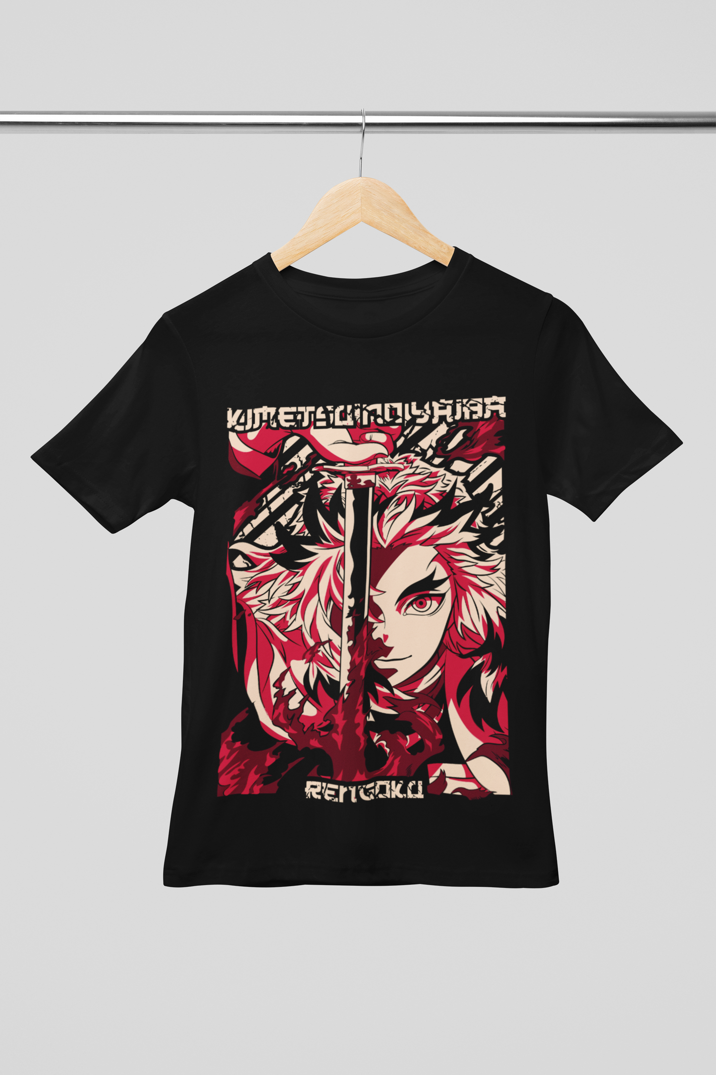 Camisa- Rengoku Flame Hashira Warrior
