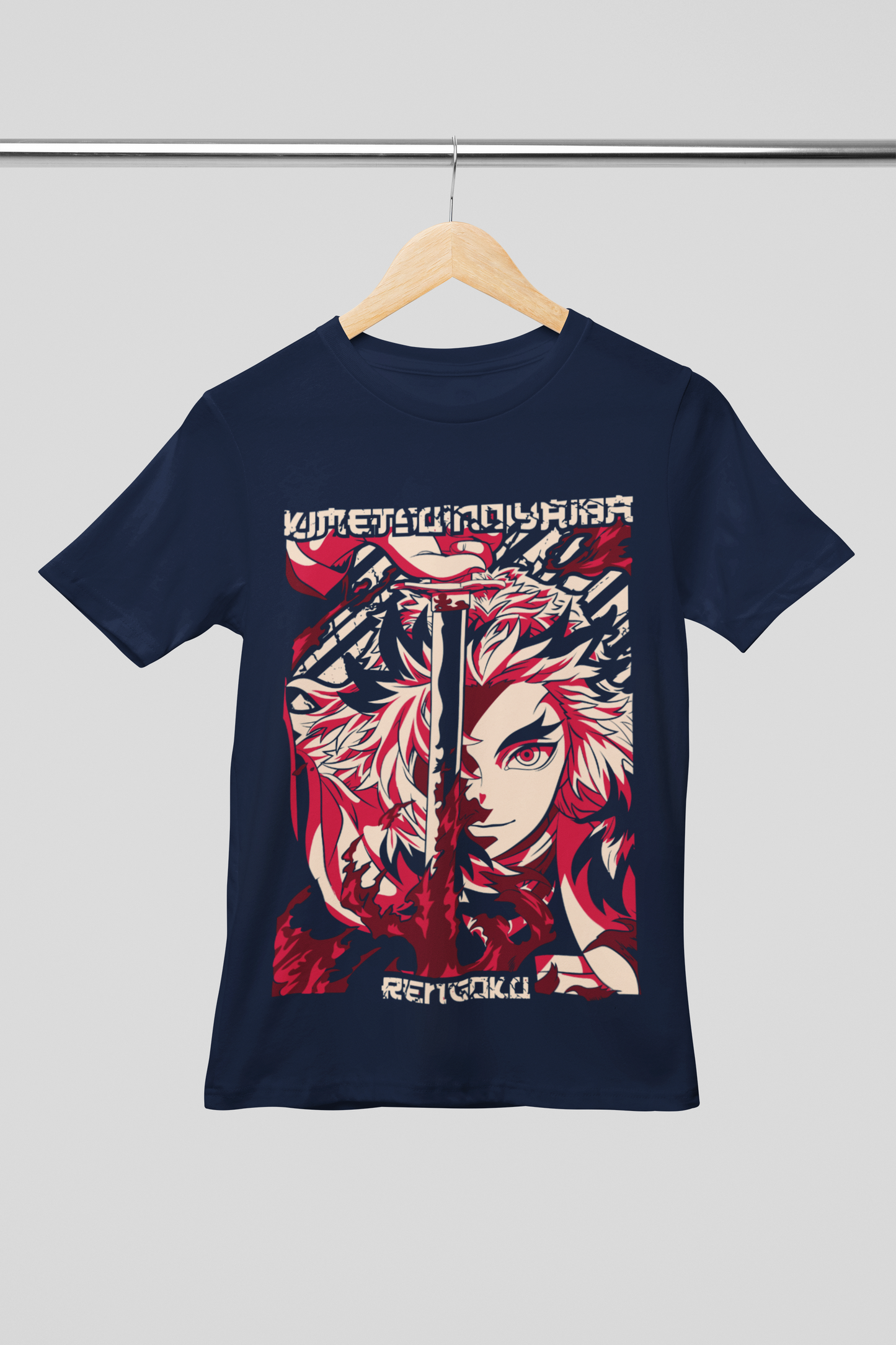 Camisa- Rengoku Flame Hashira Warrior