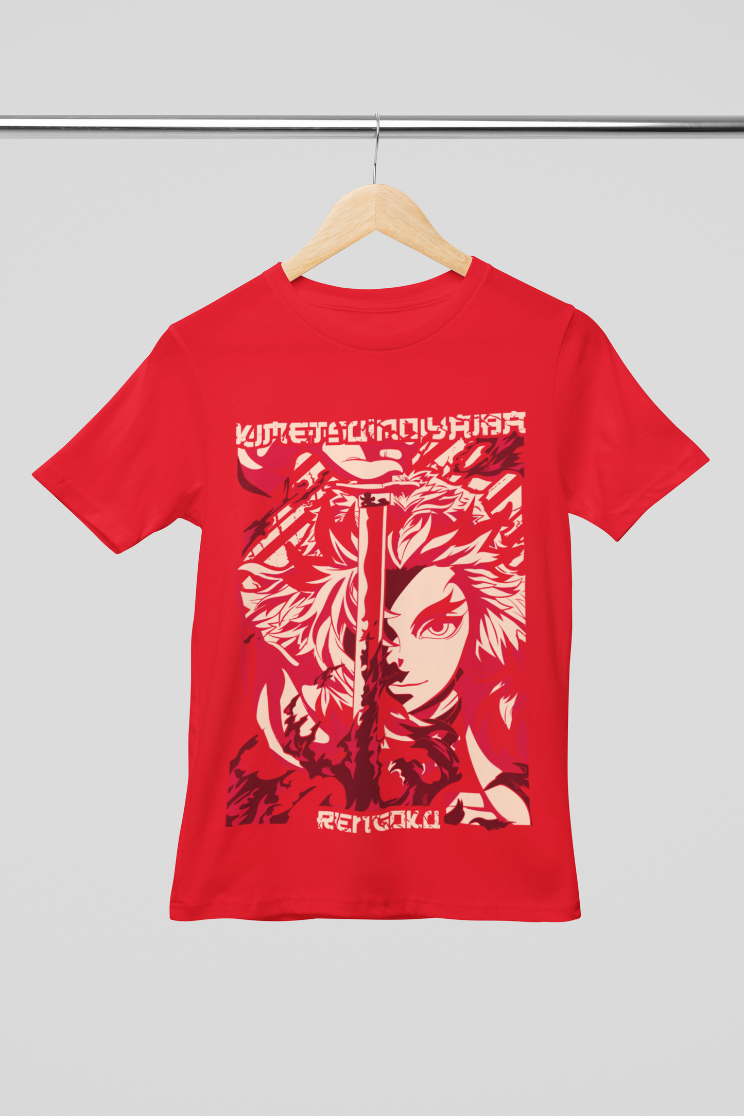Camisa- Rengoku Flame Hashira Warrior