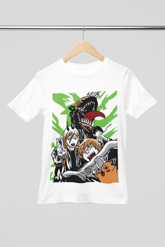 Camisa- Chainsaw Man Denji Power Aki Pochita