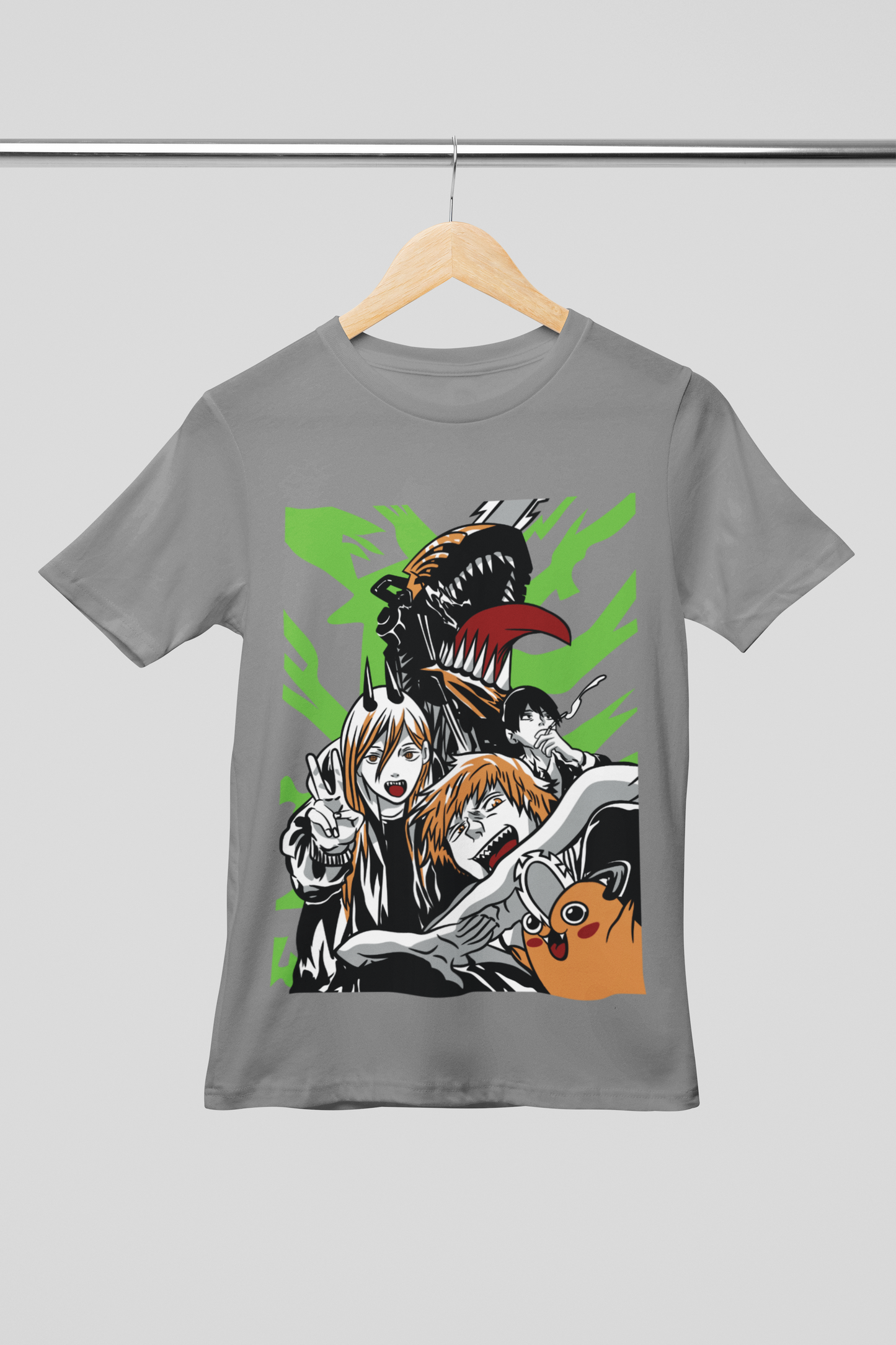 Camisa- Chainsaw Man Denji Power Aki Pochita