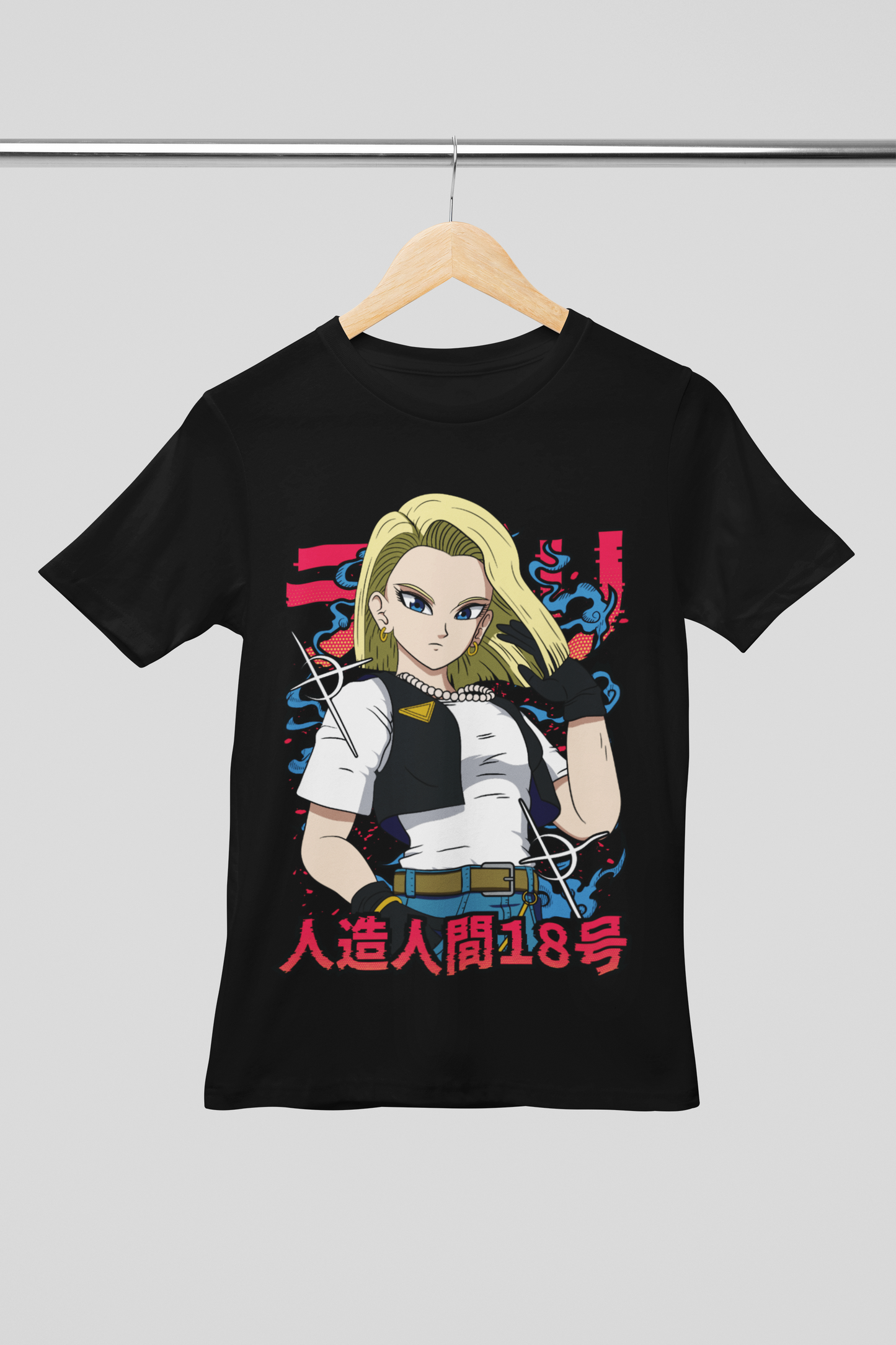 Camisa- DBZ Android 18 Retro