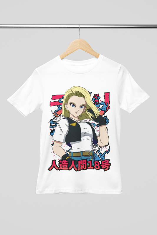 Camisa- DBZ Android 18 Retro