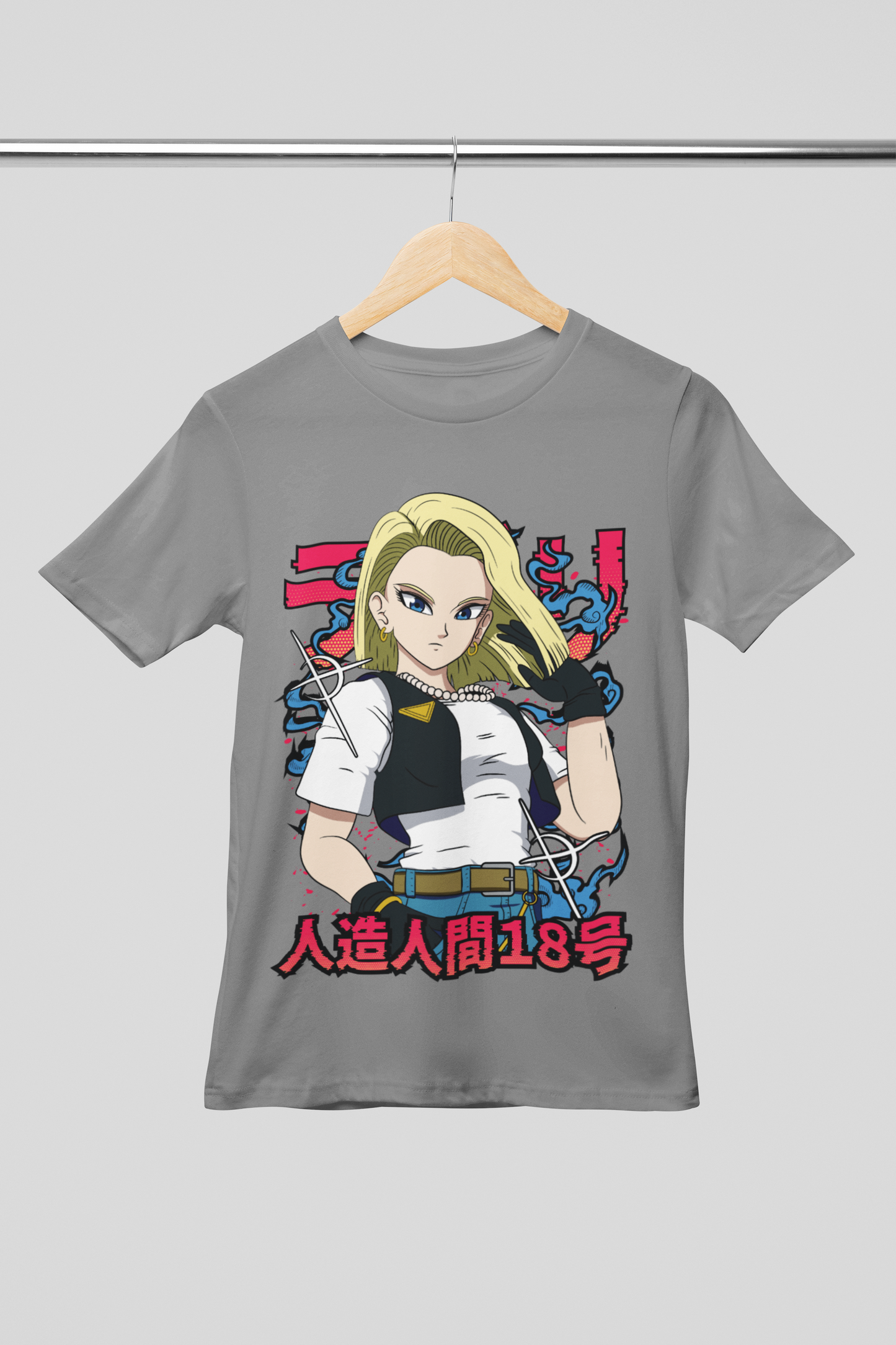 Camisa- DBZ Android 18 Retro