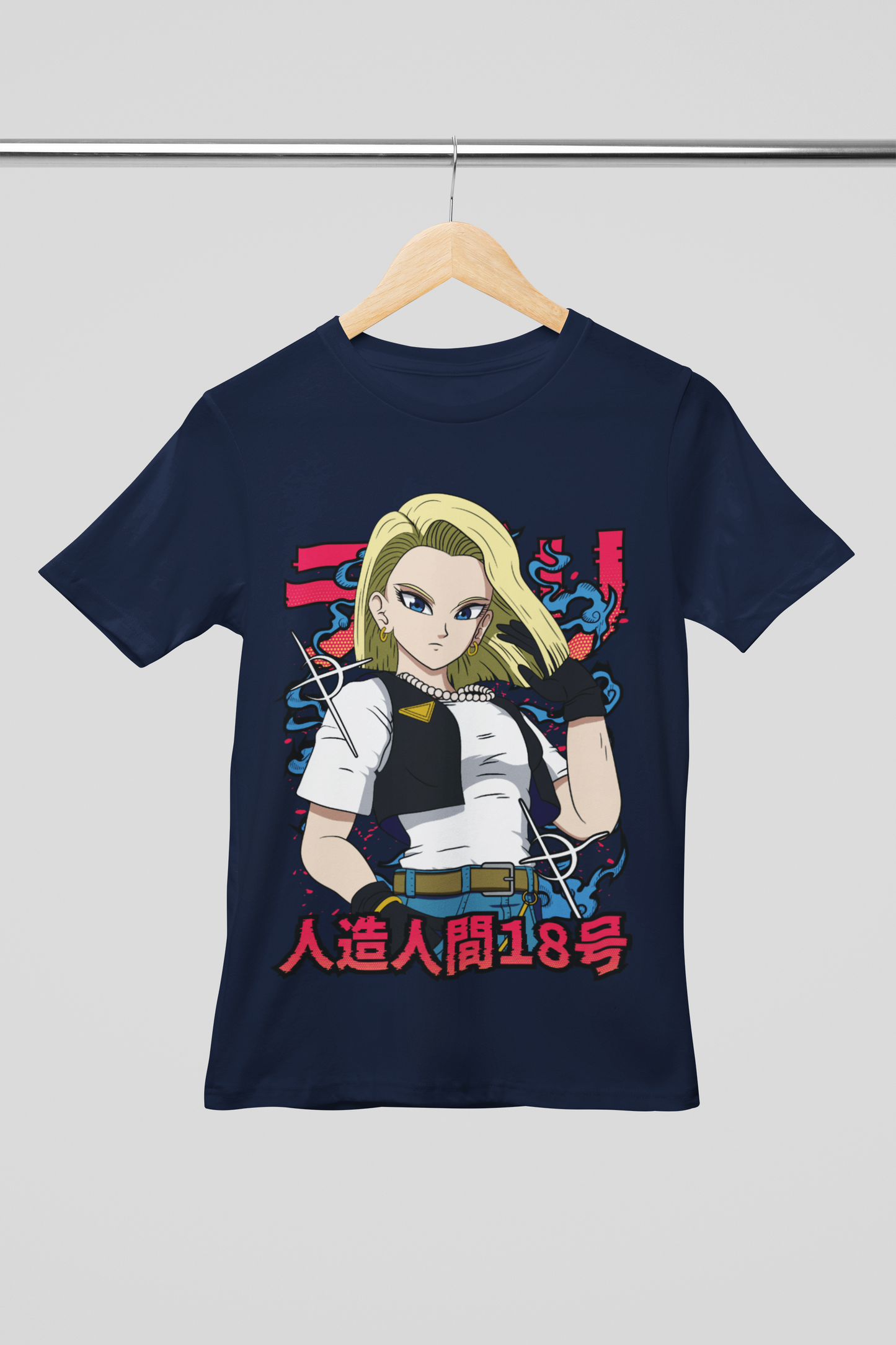 Camisa- DBZ Android 18 Retro
