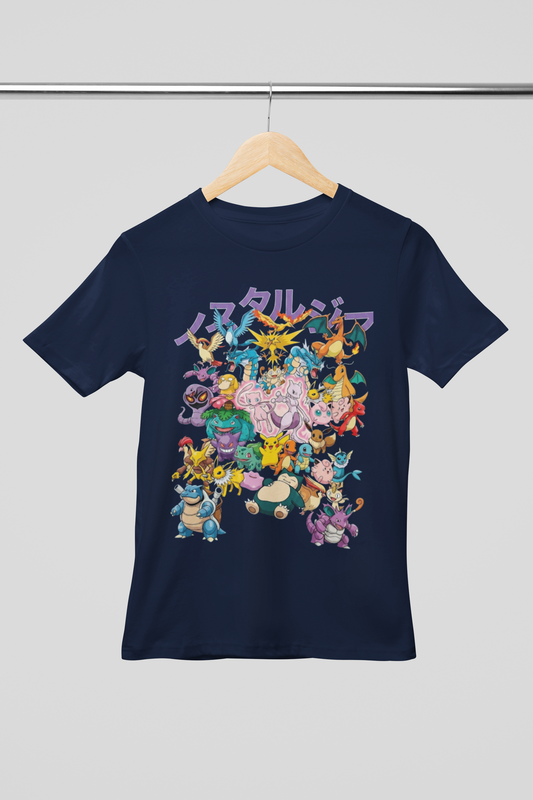 Camisa- Pokémon Kanto All Stars