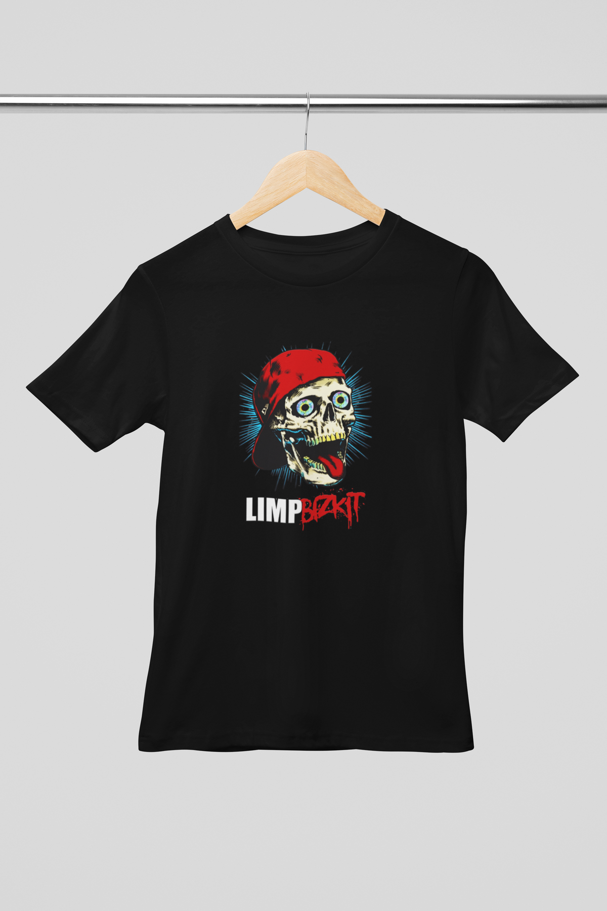 Shirt - Limp Bizkit Skull Red Cap