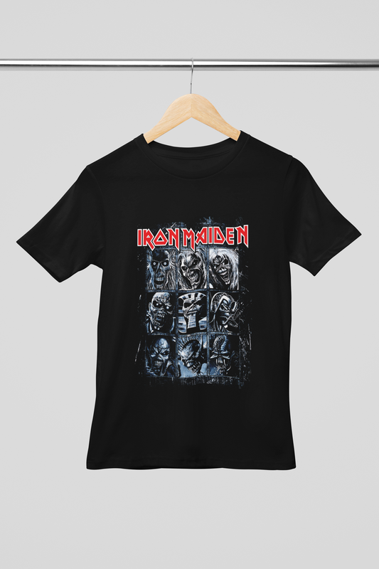 Camisa- Iron Maiden Eddie Faces
