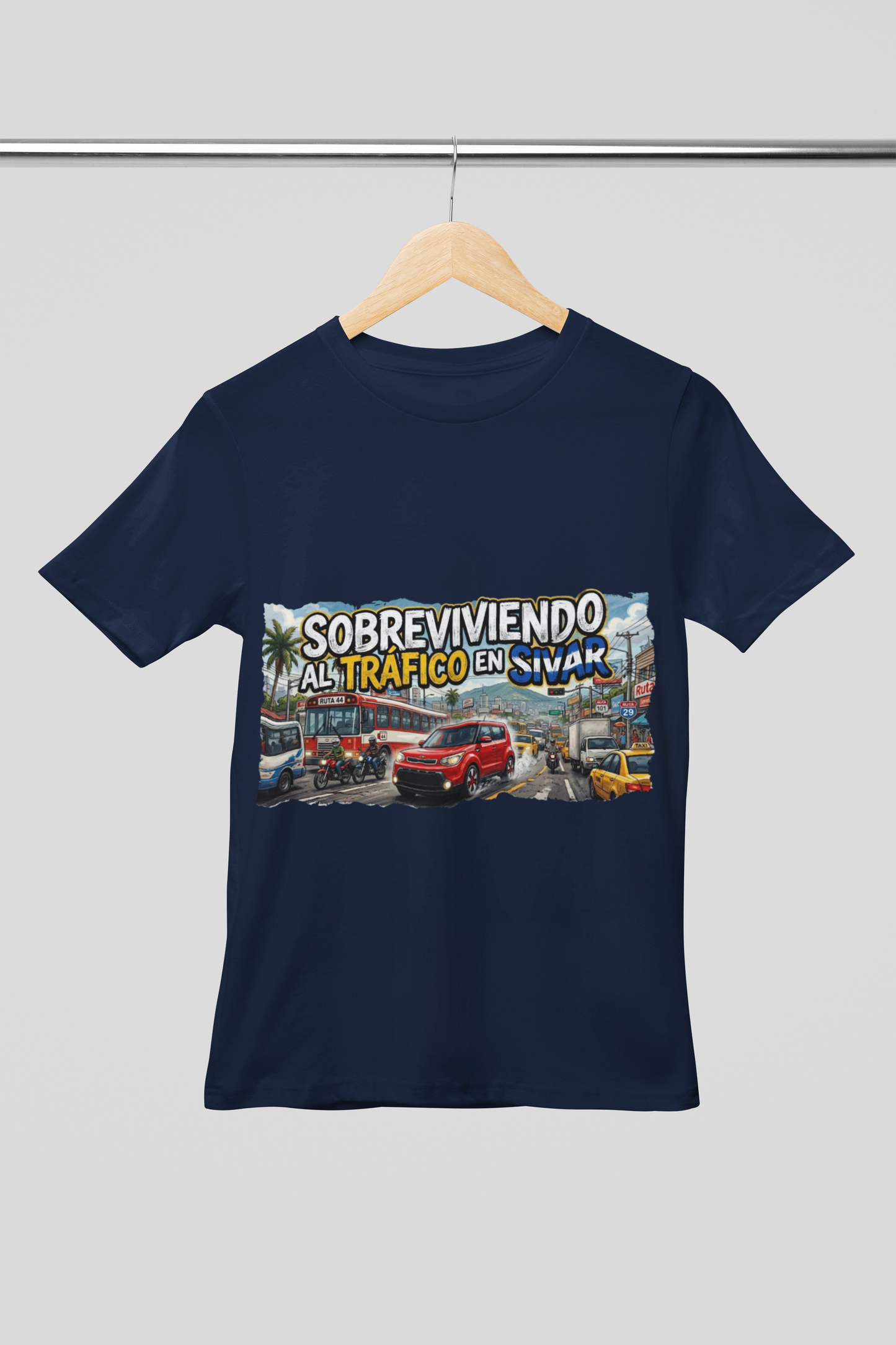 Camisa- Sobreviviendo al trafico en Sivar