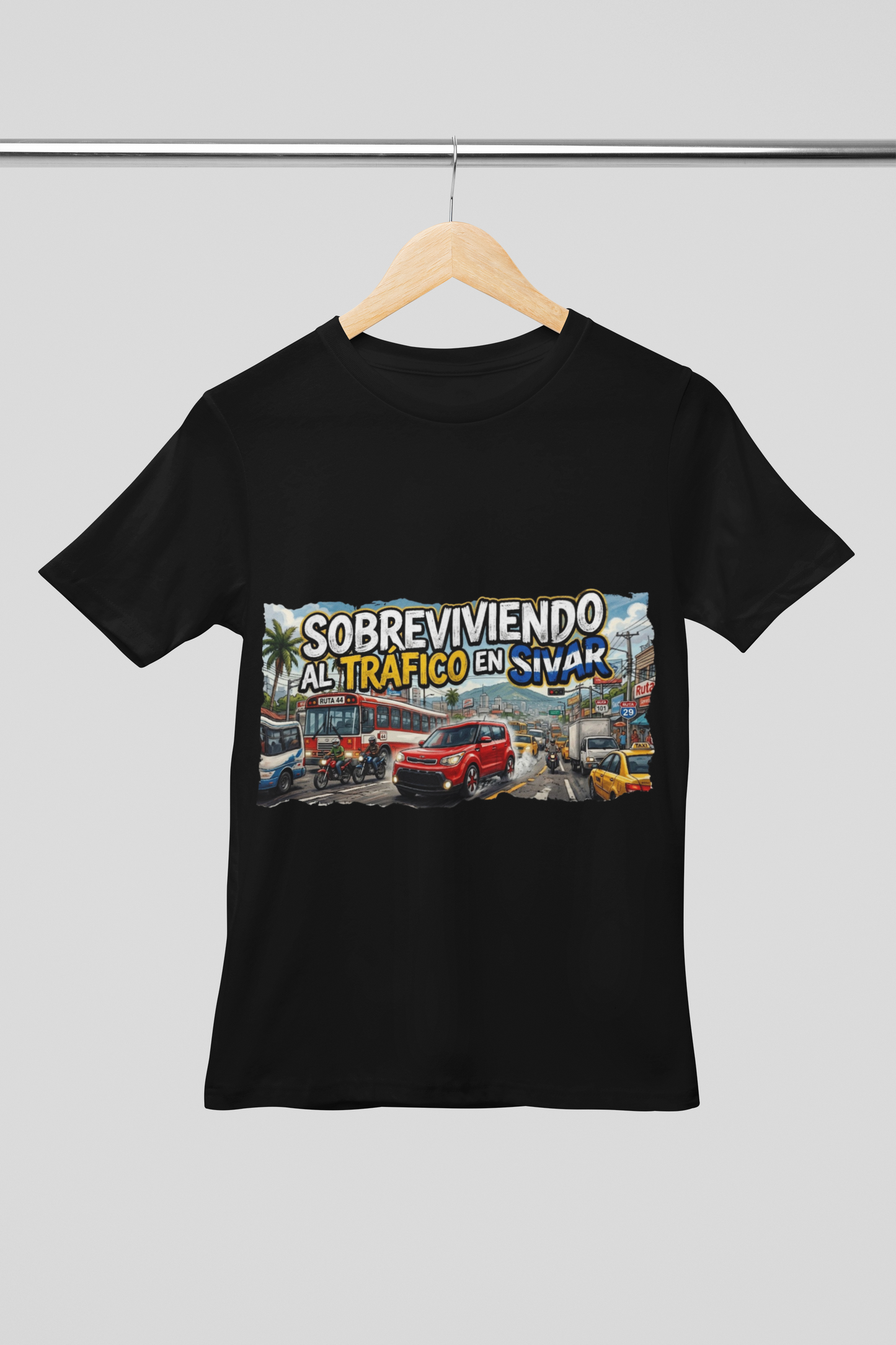 Camisa- Sobreviviendo al trafico en Sivar