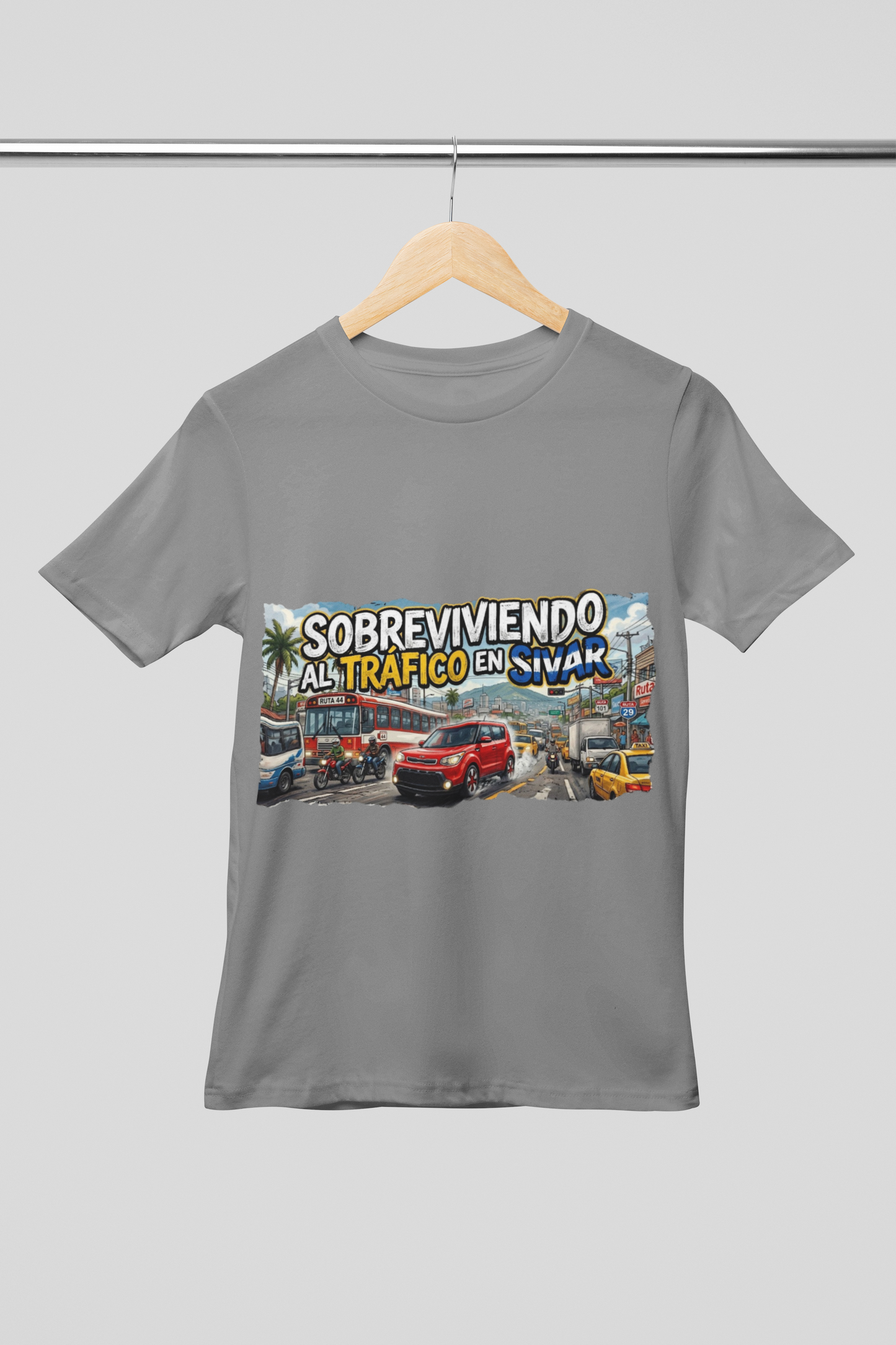 Camisa- Sobreviviendo al trafico en Sivar