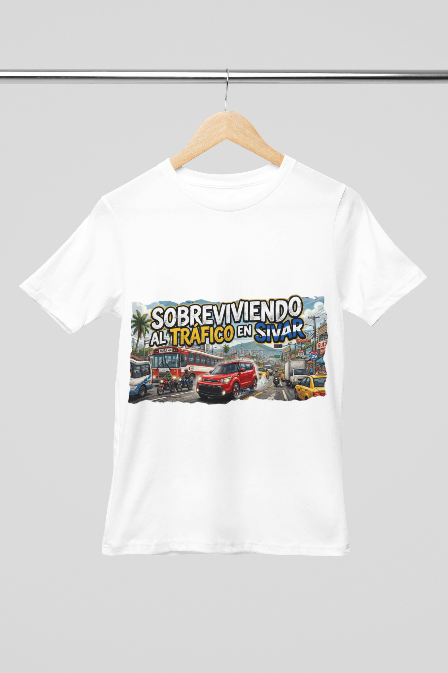 Camisa- Sobreviviendo al trafico en Sivar